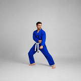 PX Kampfsport Anzug Blau - Color Edition V-Revers 8 oz