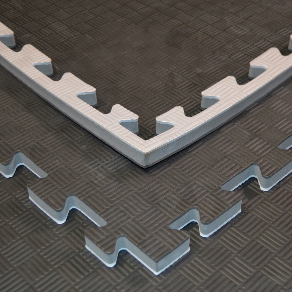 Kampfsportmatten schwarz -grau 100x100x2cm