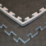 Kampfsportmatten schwarz -grau 100x100x2cm