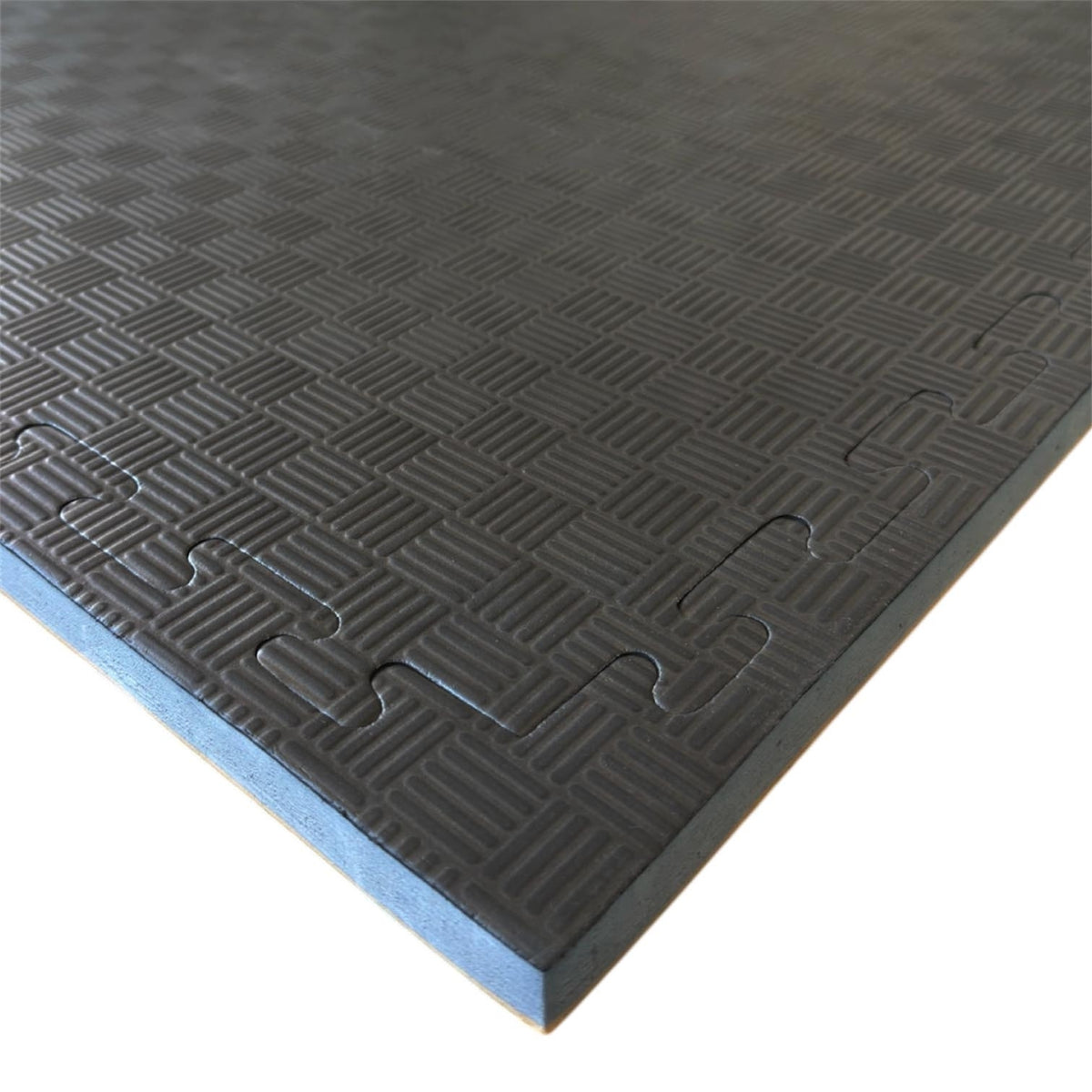 Kampfsportmatten Holzoptik-schwarz 100 x 100 x 2,5cm
