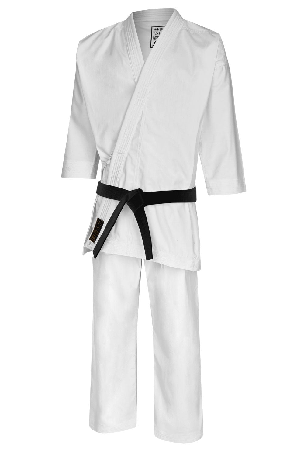 Karateanzug Samitto Premium Gi 10 oz weiß - Baumwolle - vorgewaschen