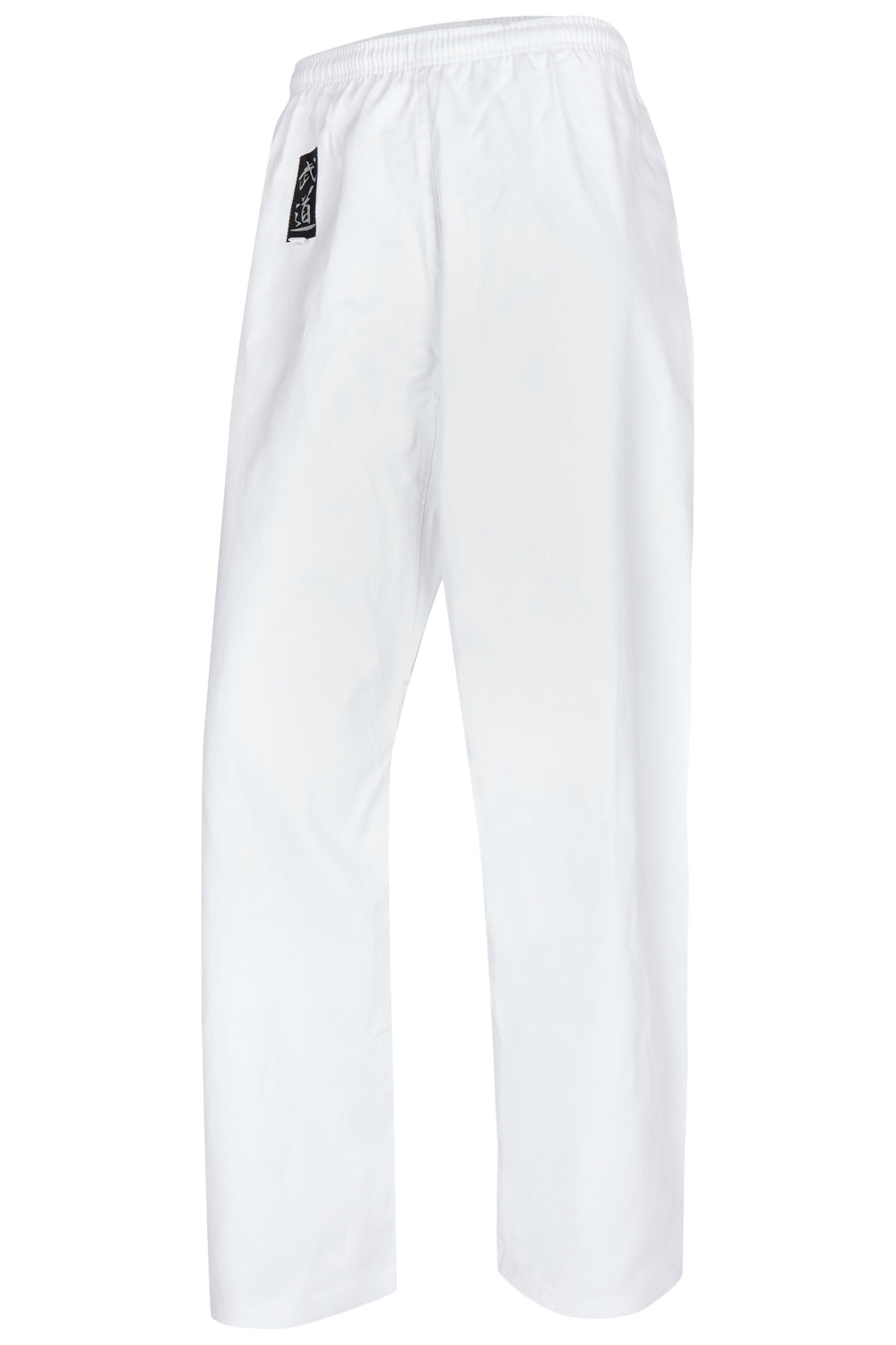 Kampfsport Hose weiß - 8 oz Baumwolle mit Elastikbund - Universalhose