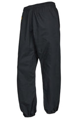 Kung Fu Hose schwarz Beine geschlossen - mit Gummibund