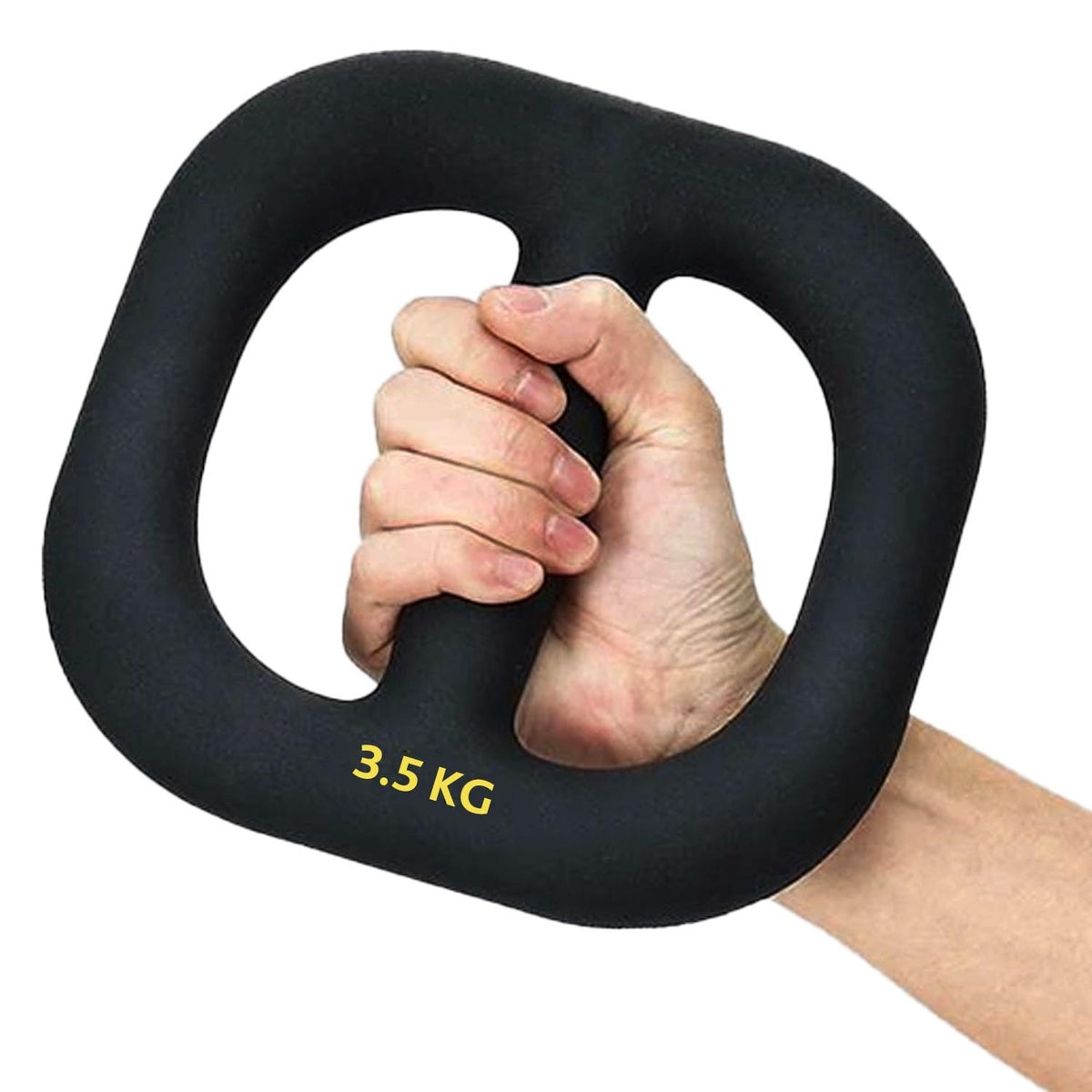 Neoprene Hantel 3,5kg paarweise schwarz - aus Kunststoff - Fitness