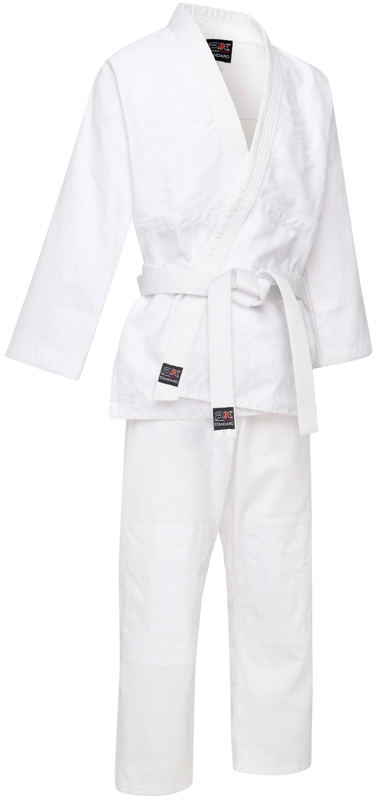 Judoanzug Standard Edition Gi 450g weiß - Baumwolle - mit Gummibund und Knieverstärkung
