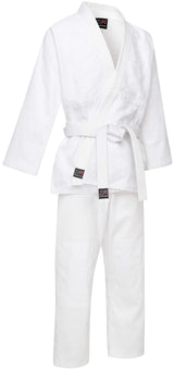 Judoanzug Standard Edition Gi 450g weiß - Baumwolle - mit Gummibund und Knieverstärkung